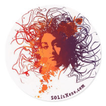 inky Sol Circle Sticker by SolisHere inky Sol Circle Sticker
