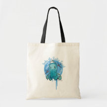 Inky The Sailor Squid Tote Tote Bags