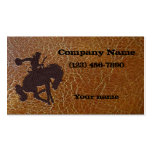 Inlayed Rodeo Roder Business Card