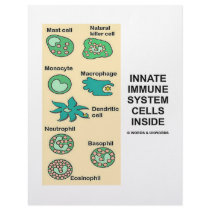 Innate Immune System Cells Inside Letterhead Design