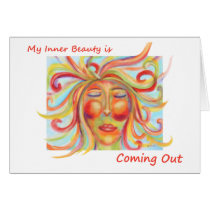 "Inner Beauty"  Affirmation Card cards