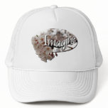 Inner Child Crochet cherry blossom logo hats