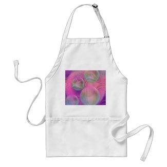 Inner Flow III – Fuchsia & Violet Galaxy apron