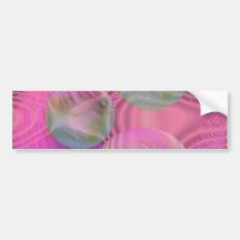 Inner Flow III – Fuchsia & Violet Galaxy Bumper Sticker