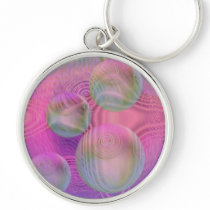 Inner Flow III – Fuchsia & Violet Galaxy Key Chains