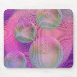 Inner Flow III – Fuchsia & Violet Galaxy mousepad