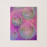 Inner Flow III – Fuchsia & Violet Galaxy Jigsaw Puzzle