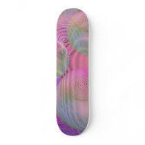 Inner Flow III – Fuchsia & Violet Galaxy Skate Deck