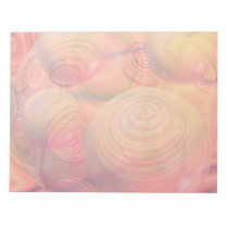 Inner Flow IV Fractal Abstract Orange Amber Galaxy notepads