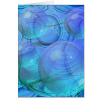 Inner Flow VI – Aqua & Azure Galaxy Card