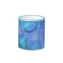 Inner Flow VI – Aqua & Azure Galaxy mugs