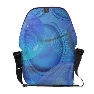 Inner Flow VI – Aqua & Azure Galaxy rickshawmessengerbag