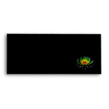 Inner Light l Lotus Abstract Art Envelopes