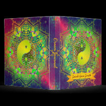 Inner Light Yin Yang  Balance Album Binder binders