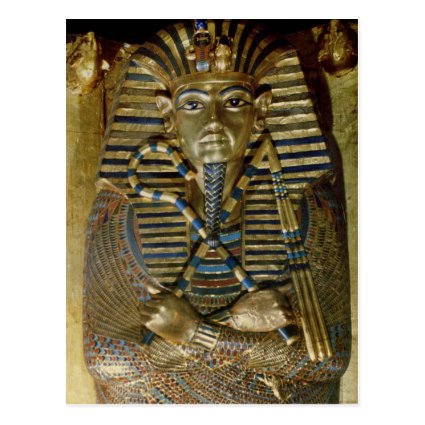 Innermost coffin of Tutankhamun Postcard