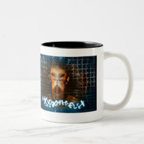 internet, net, sci fi, weird, eerie, face, girl, abstract, structures, digital, graphic, art, cyber, cyberspace, science, mind, techno, something, strange, design, houk, cool mugs, cute mugs, mug, mugs, Mug with custom graphic design