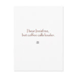 Innisfree Vs. Coffee Postcards