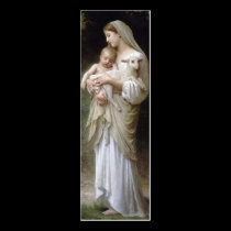 Innocence Bookmark by William Bouguereau business cards