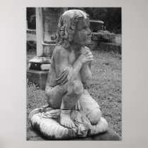 "Innocence"  Victorian Statuary Art Poster