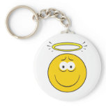 Innocent Angel  Smiley Face Keychain