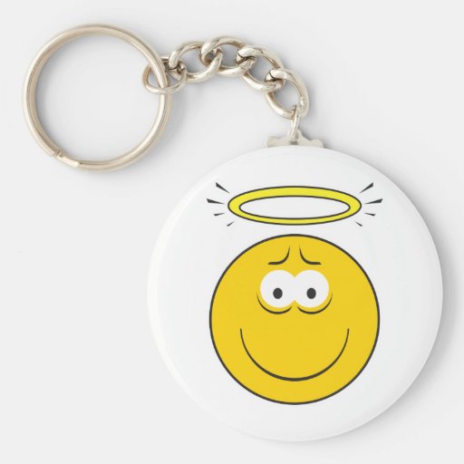 Innocent Angel Smiley Face Keychain