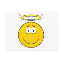 Innocent Angel  Smiley Face Post Cards