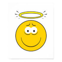 Innocent Angel Smiley Face posters by doonidesigns Innocent Angel Smiley Face posters