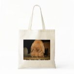 innocent  bunny tote bags