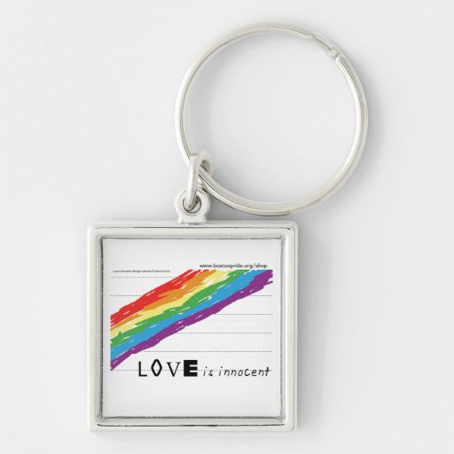 Innocent Square Keychain