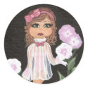 Innocents Quantum Cutie Girl Sticker by Quantum_Art_Nerd Innocents Quantum Cutie Girl Sticker