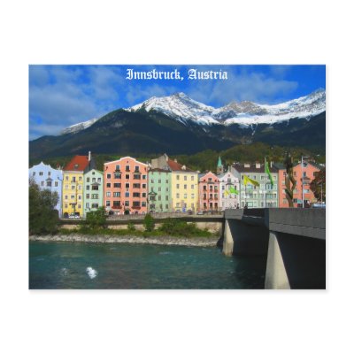 Innsbruck Austria Post Card by coastalbound