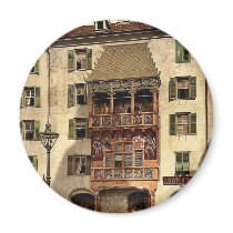 Innsbruck, the Golden Porch, Tyrol, Austro-Hungary Fridge Magnets