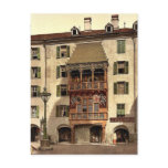 Innsbruck, the Golden Porch, Tyrol, Austro-Hungary Postcard