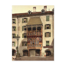 Innsbruck, the Golden Porch, Tyrol, Austro-Hungary Postcard