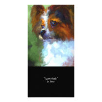 Inquisitive Papillon Collectible Photo Card