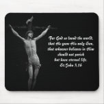 INRI John 3,16 mousepads