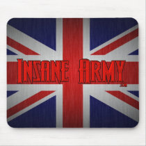 Insane Army Union Jack Mouse Pad mousepads