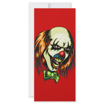 Insane Evil Clown Custom Rack Card