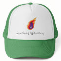 Insane Flaming Eggplant Clothing Hat