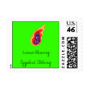 Insane Flaming Eggplant Clothing Stamp