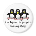 Insane Penguins magnets