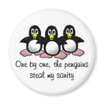 Insane Penguins magnets