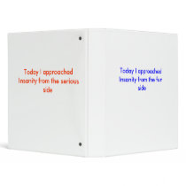 Insanity 3 Ring Binder