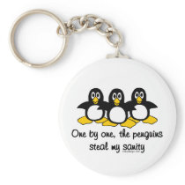 Insanity Penguins keychains by ironydesign Insanity Penguins keychains