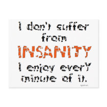 Insanity postcards
