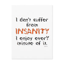 Insanity postcards