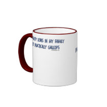 Insanity Runs in My Family Mugs by ironydesign Insanity Runs in My Family Mugs