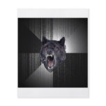 Insanity Wolf Advice Animal Meme flyers