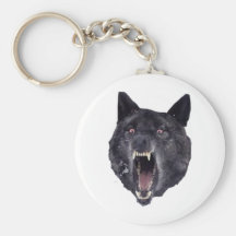 Insanity wolf keychain