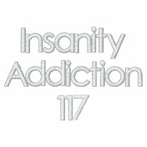 InsanityAddiction117 Track Jacket embroidered shirts